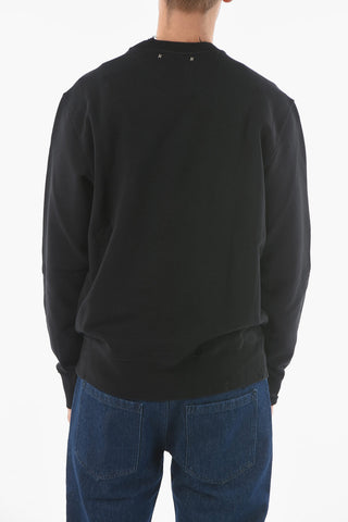 Brushed cotton ARCHIBALD Crewneck Sweatshirt with Print
