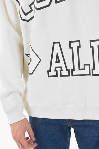 ALL STAR Crewneck Sweatshirt with Maxi Front Logo Print
