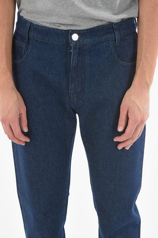 Dark-wash Slim fit Jeans with Logo 19cm