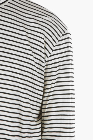 Maglia PUNK a Collo Alto in Cotone a Righe Awning