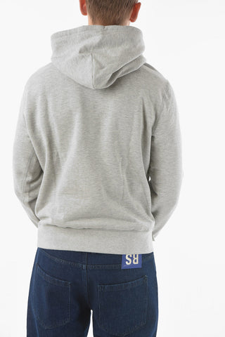 Fleeced Cotton M CLASSICS Hooded Sweatshirt with Logo Embroidery
