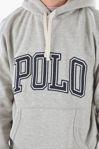 Fleeced Cotton M CLASSICS Hooded Sweatshirt with Logo Embroidery