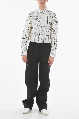 Wool Blend DOUBLE CAVALRY Cargo Pants