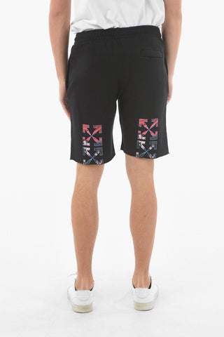 Raw Cut-edged CARAVAGGIO ARROWS Jersey Shorts