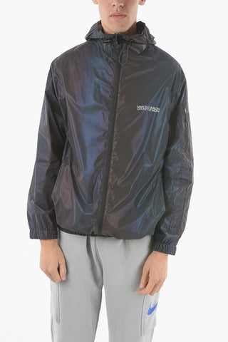 Hooded Reflective Raincoat