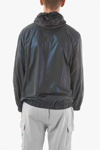 Hooded Reflective Raincoat
