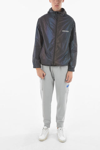 Hooded Reflective Raincoat