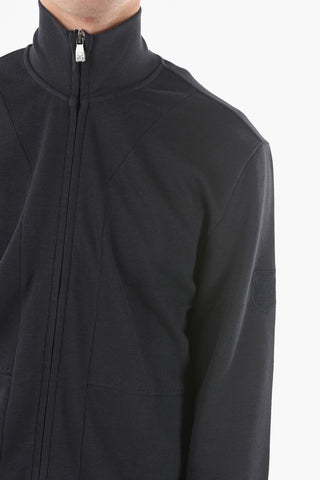 Mock Neck BONINA Front Zipped Sweatshirt