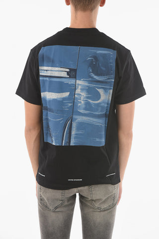 Maxi Front Printed PIOTR Crew-Neck T-shirt