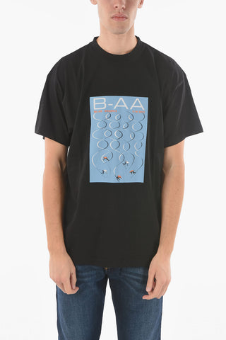 T-shirt girocollo SKI con Stampa