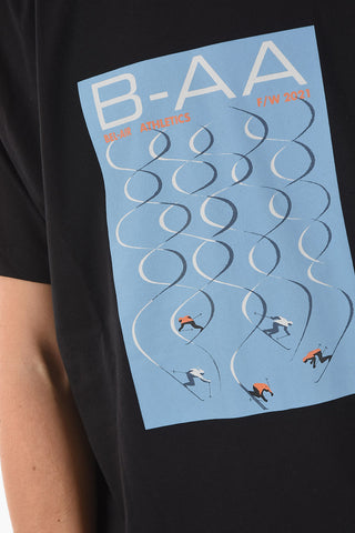 T-shirt girocollo SKI con Stampa