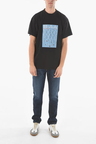 T-shirt girocollo SKI con Stampa