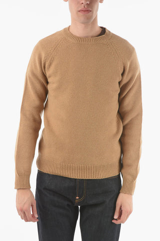 Wool PABLO Crewneck Sweater with Ribbed Hems