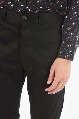 Pantaloni a 5 Tasche in Cotone Stretch