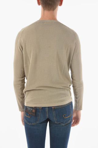 CC COLLECTION Crew Neck GALAS Cotton Sweater