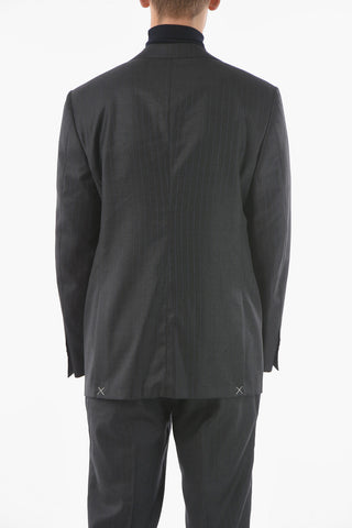 Pinstriped MANTUA Notch Lapel Suit