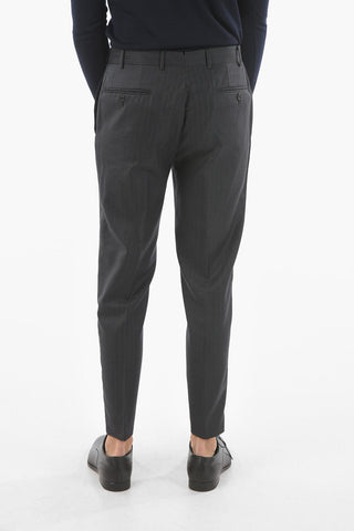 Pinstriped MANTUA Notch Lapel Suit