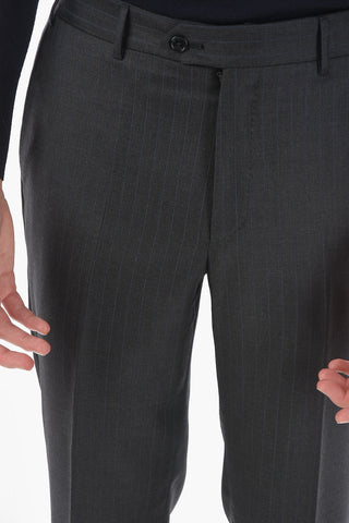 Pinstriped MANTUA Notch Lapel Suit