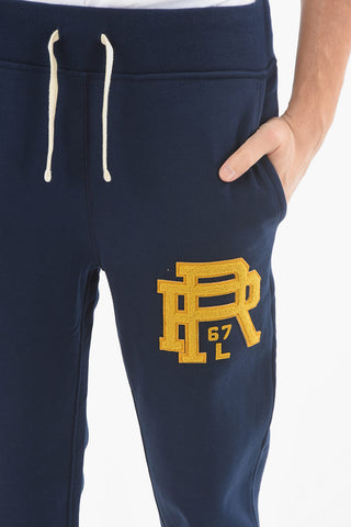 Pantaloni Jogger M CLASSICS in Cotone Felpato con Toppa Logo