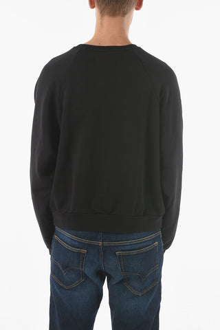 Front Printed SPIRITUAL PUNK Crew-neck Sweatshirt