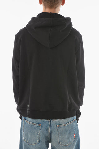 Hooded Sweatshirt with Maxi front Print