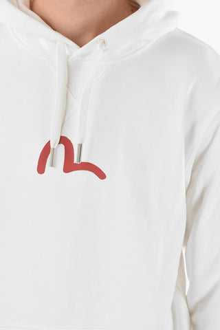 Hooded Sweatshirt with SEAGULL Logo Print
