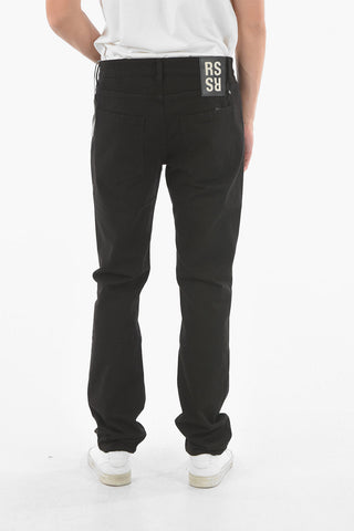 Slim fit 5-pocket Jeans with Logo 19cm