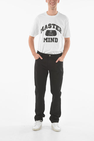 Slim fit 5-pocket Jeans with Logo 19cm