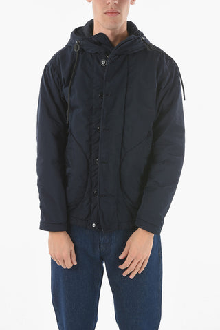 Giacca Hoodie Imbottita con Coulisse in Vita