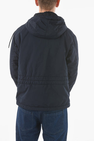 Giacca Hoodie Imbottita con Coulisse in Vita
