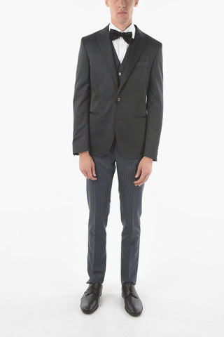 CC COLLECTION Pinstriped Pant CERIM.RESET 3-Piece Suit