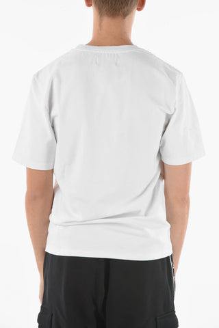 Stretch Cotton SPIRITUAL PUNK Crew-neck T-shirt