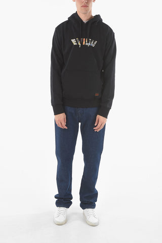 Felpa Hoodie con Stampa Logo Grafica
