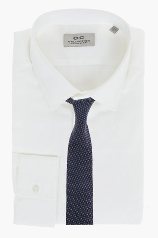 CC COLLECTION Slim Fit Stretch Cotton Shirt