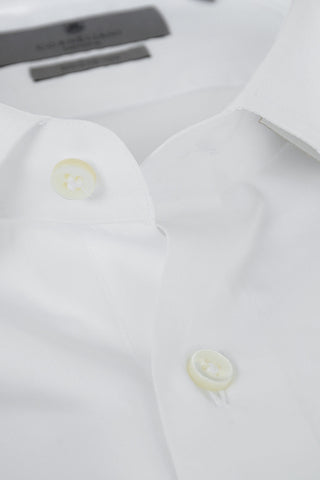 SARTORIA Cufflinked Standard Collar Popeline Cotton Shirt