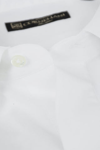 Camicia in Cotone con Chiusura Nascosta
