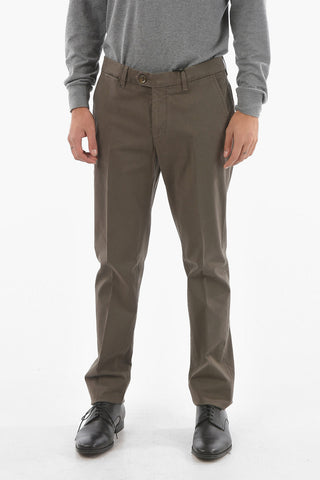 ID Stretch Cotton Chino Pants MALGA Regular Rise