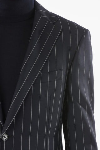 Pinstriped MANTUA Virgin Wool Suit