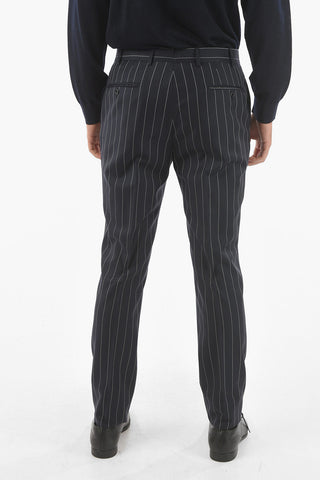 Pinstriped MANTUA Virgin Wool Suit