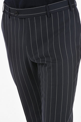Pinstriped MANTUA Virgin Wool Suit