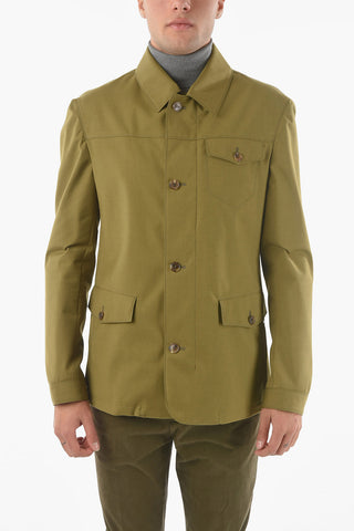 ID Water Resistant Outerwear Jacket with Zip Closure