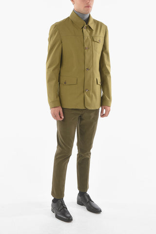 ID Water Resistant Outerwear Jacket with Zip Closure