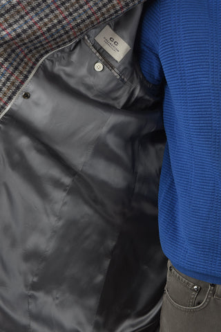 CC COLLECTION Double-breasted Houndstooth Coat