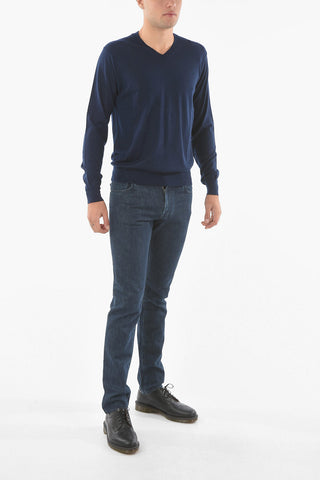 V Neck Pure Cashmere Sweater