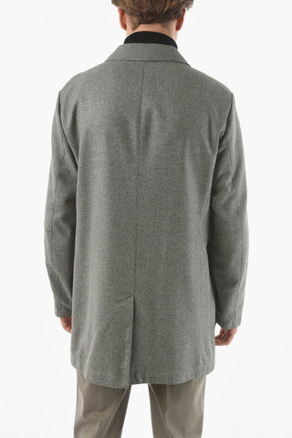 ID Reversible Melange Balmacaan Coat