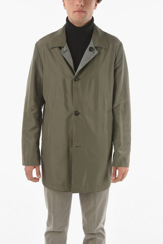 ID Reversible Melange Balmacaan Coat