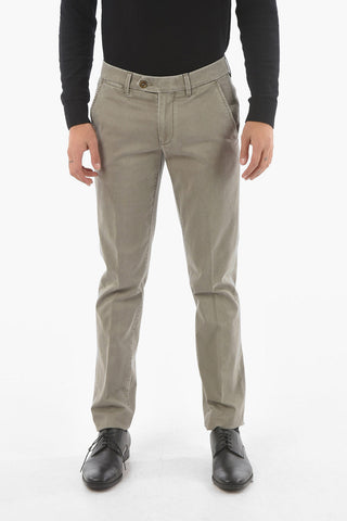 ID stretch cotton SHIMIZU chino pants