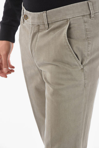 ID stretch cotton SHIMIZU chino pants