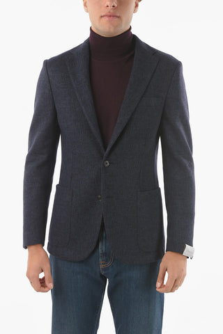 Blazer Sfoderato SPORTSWEAR in Lana Vergine con Tasche a Toppa