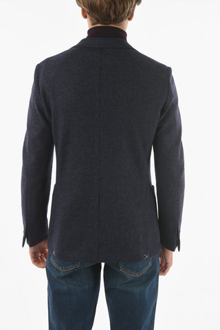 Blazer Sfoderato SPORTSWEAR in Lana Vergine con Tasche a Toppa